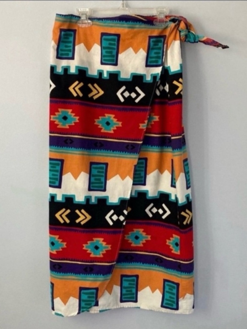 Bentley Arbuckle Aztec Wrap Skirt Medium